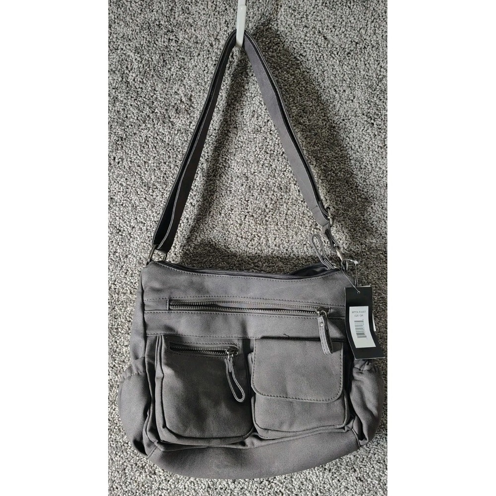 Bruno Collection Handbag Crossbody Gray